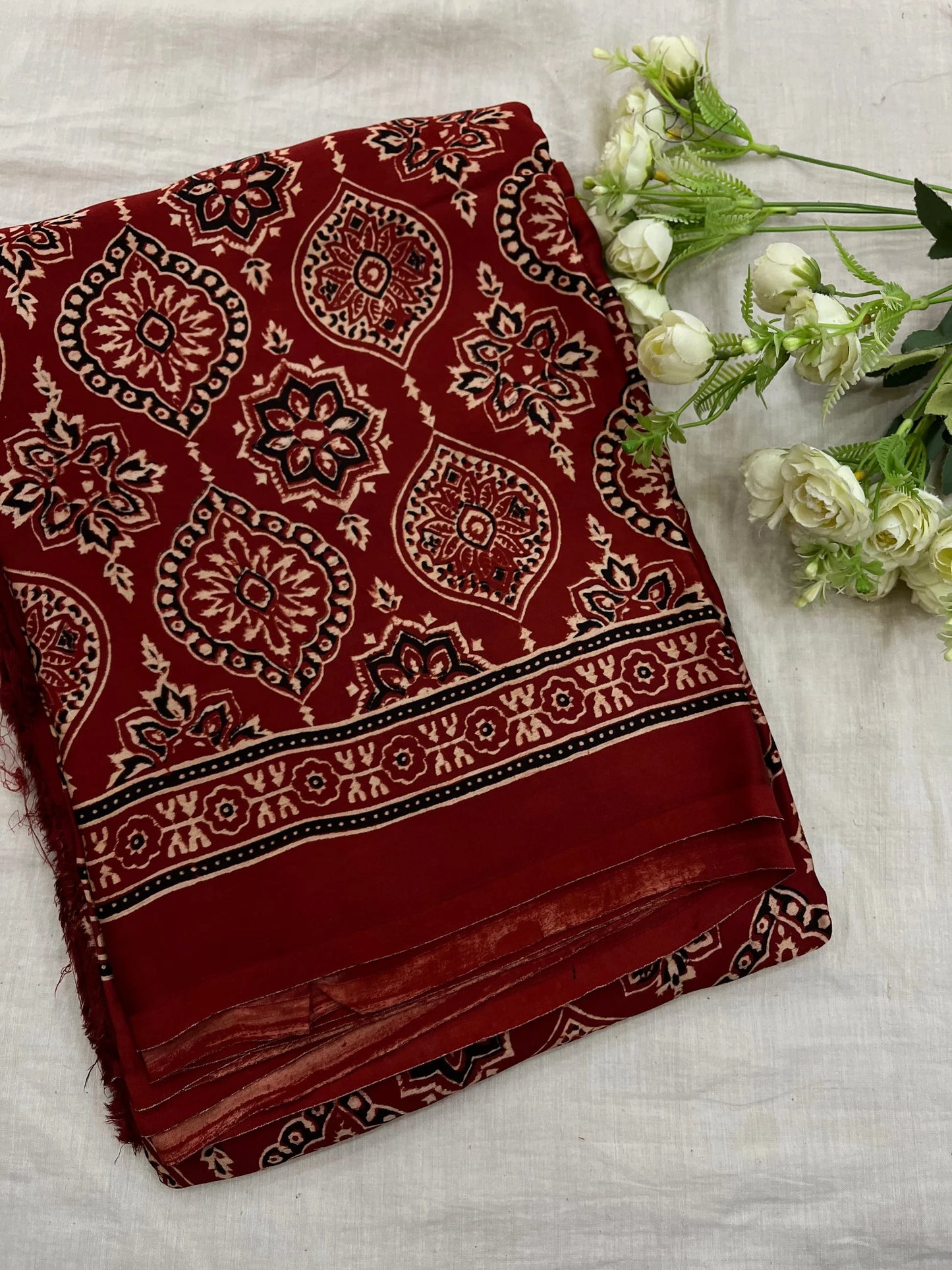 Magic - Multi Mangalagiri Plain Cotton Saree With Designer Blouse - PC-01