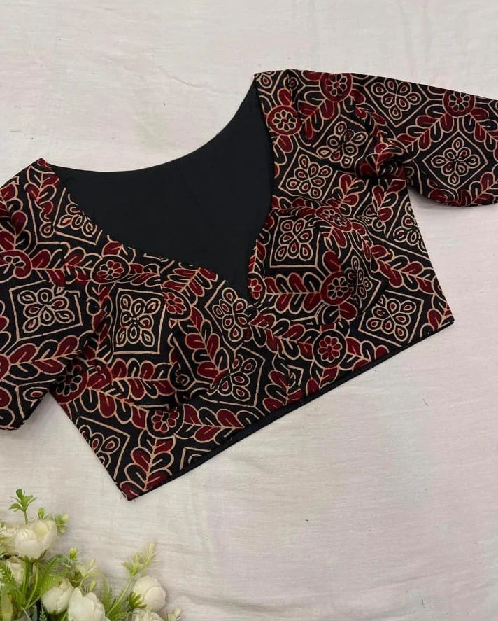 Magic- Multi Mangalagiri Cotton Saree With Designer Blouse - PC-113