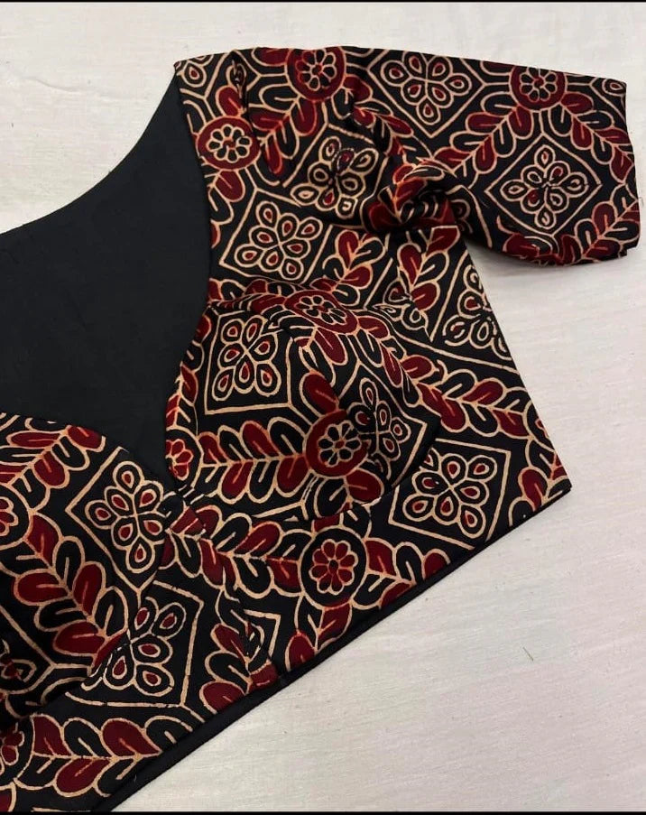 Magic- Multi Mangalagiri Cotton Saree With Designer Blouse - PC-113